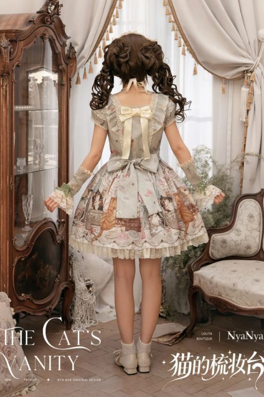 NyaNya Lolita ~The Cat’s Vanity~ Lolita Prints OP