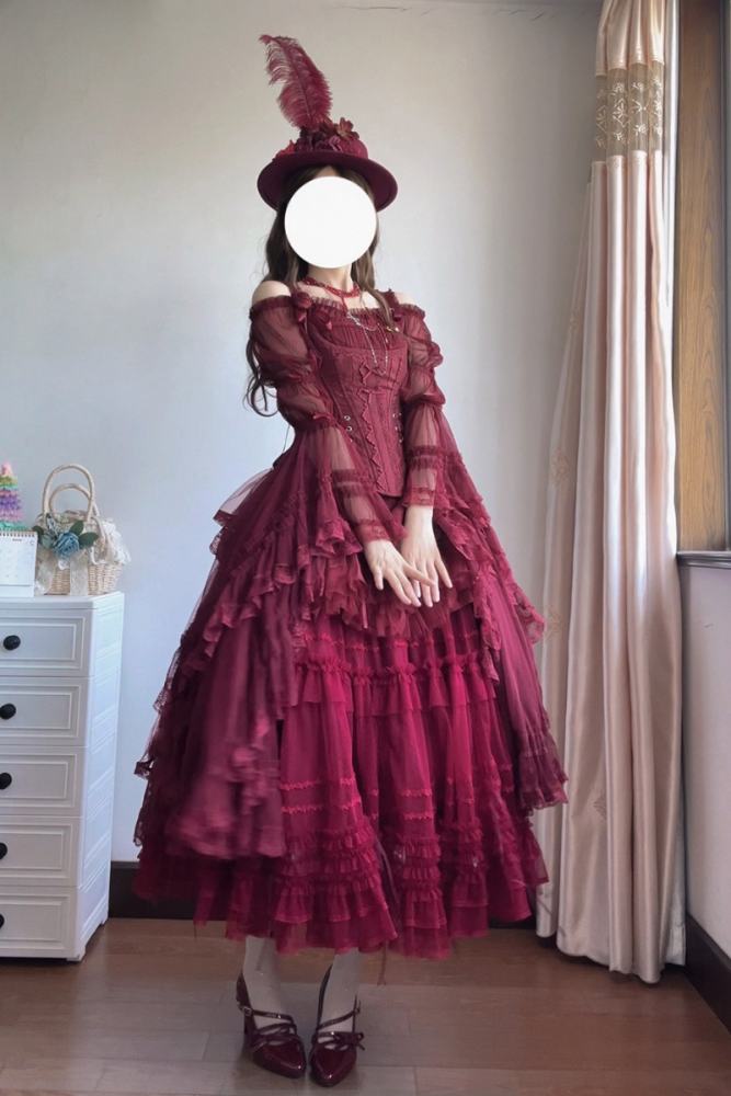 Forest Song ~Cloris~ Hime Sleeves Gothic Lolita Blouse 6 Colors