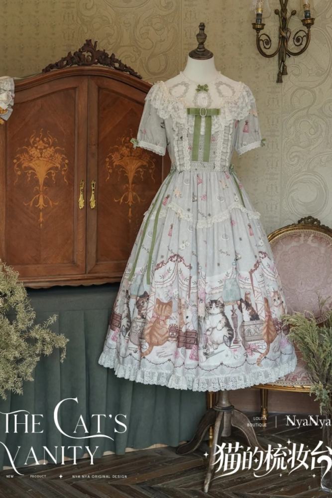 NyaNya Lolita ~The Cat’s Vanity~ Lolita Prints OP