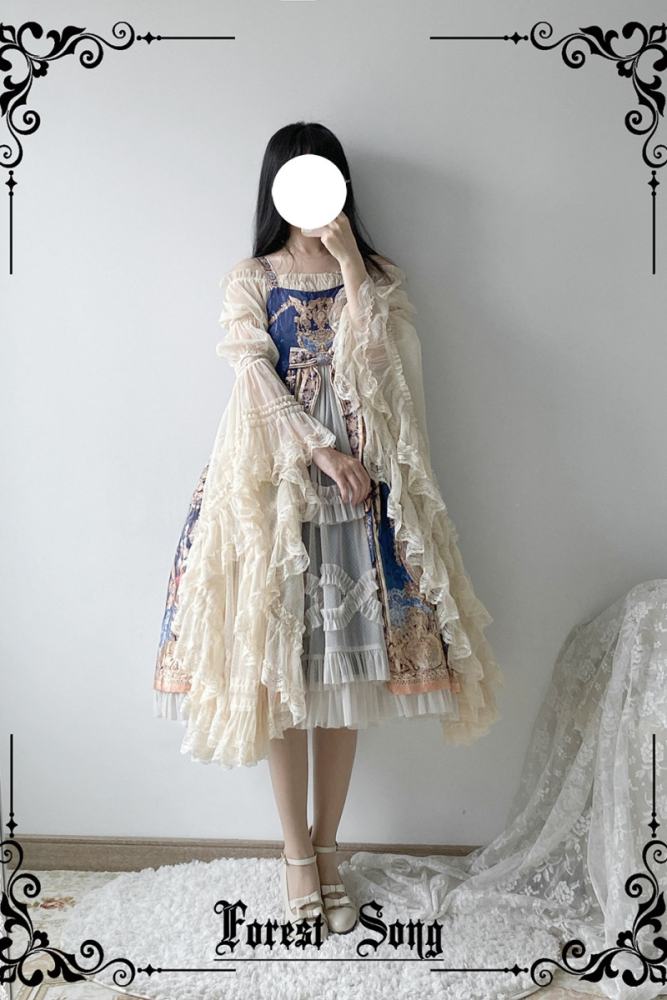 Forest Song ~Cloris~ Hime Sleeves Gothic Lolita Blouse 6 Colors