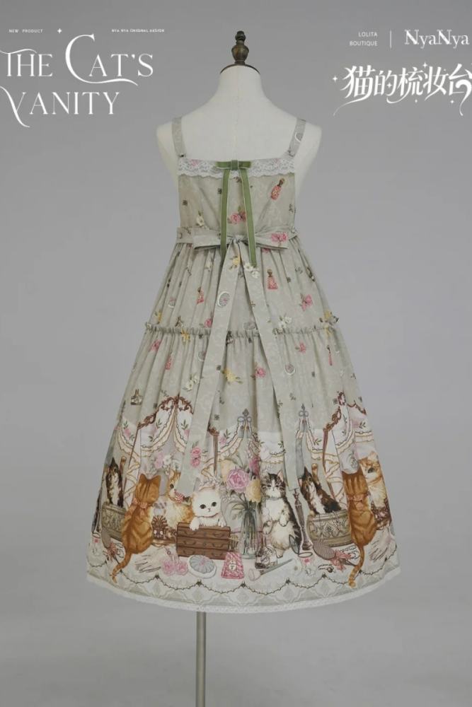 NyaNya Lolita ~The Cat’s Vanity~ Lolita Prints JSK