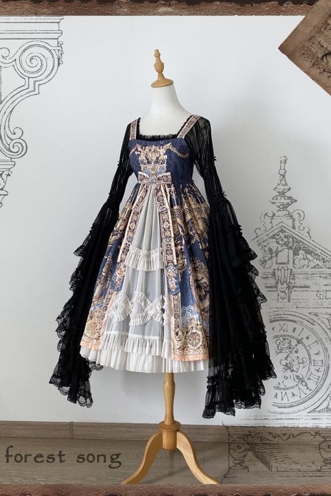 Forest Song ~Cloris~ Hime Sleeves Gothic Lolita Blouse 6 Colors