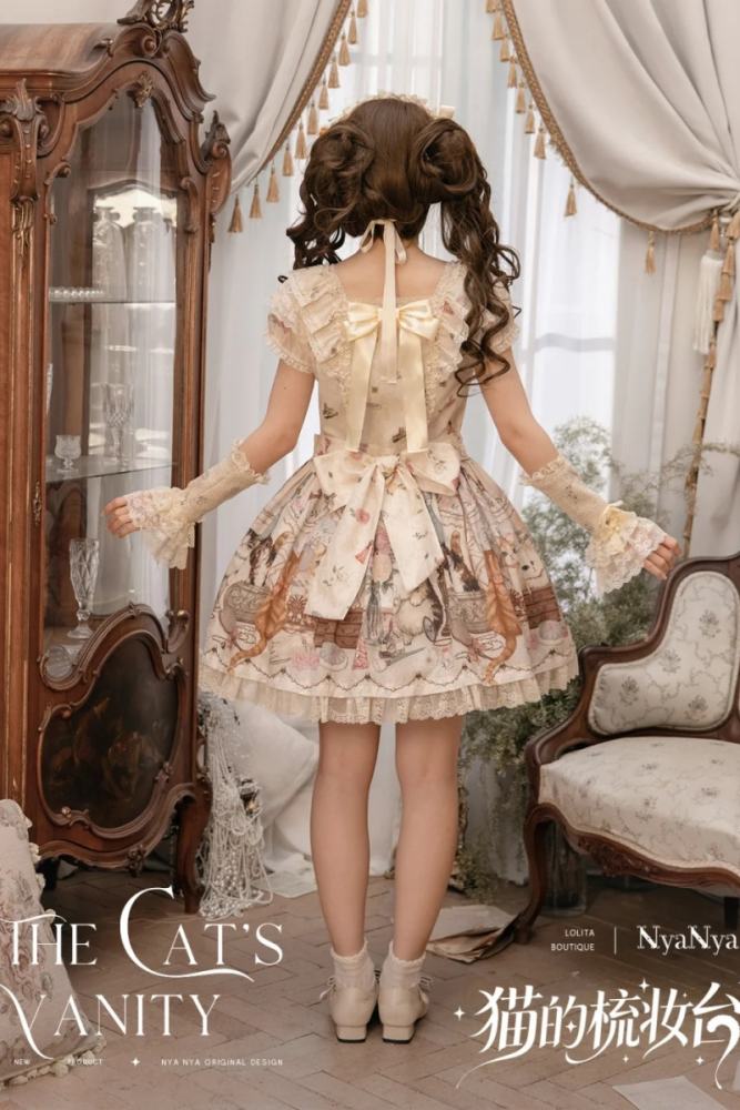 NyaNya Lolita ~The Cat’s Vanity~ Lolita Prints OP