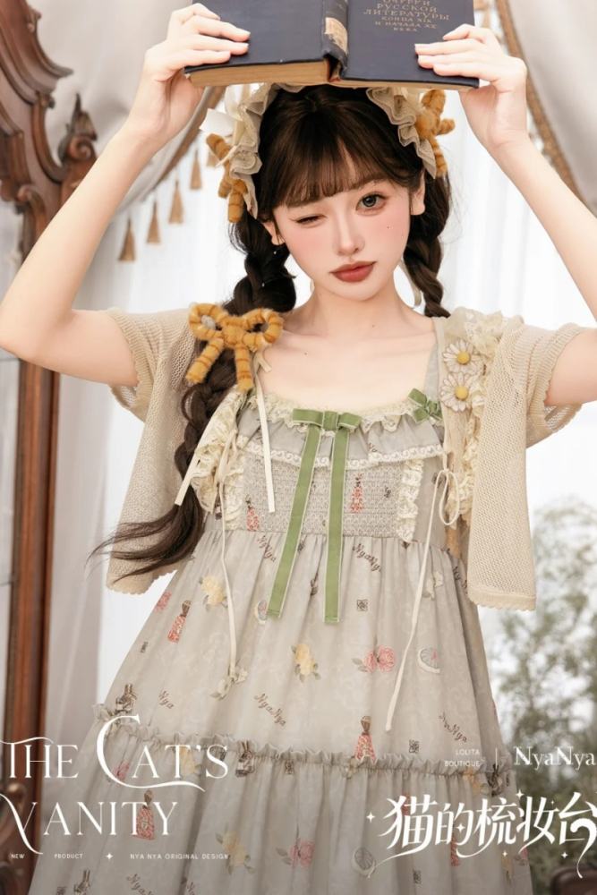 NyaNya Lolita ~The Cat’s Vanity~ Lolita Prints JSK