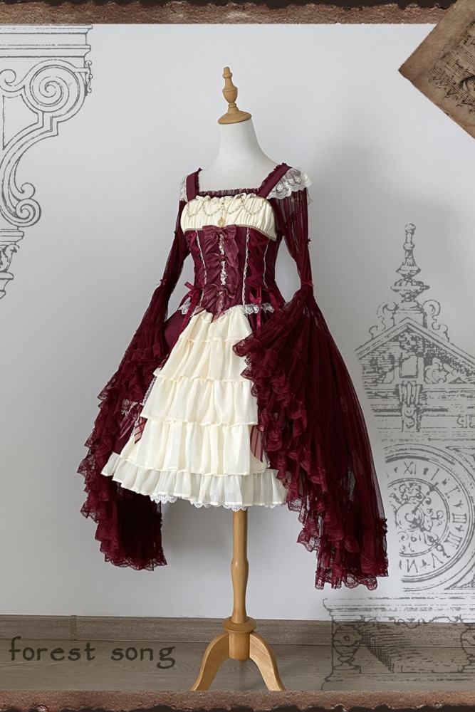 Forest Song ~Cloris~ Hime Sleeves Gothic Lolita Blouse 6 Colors