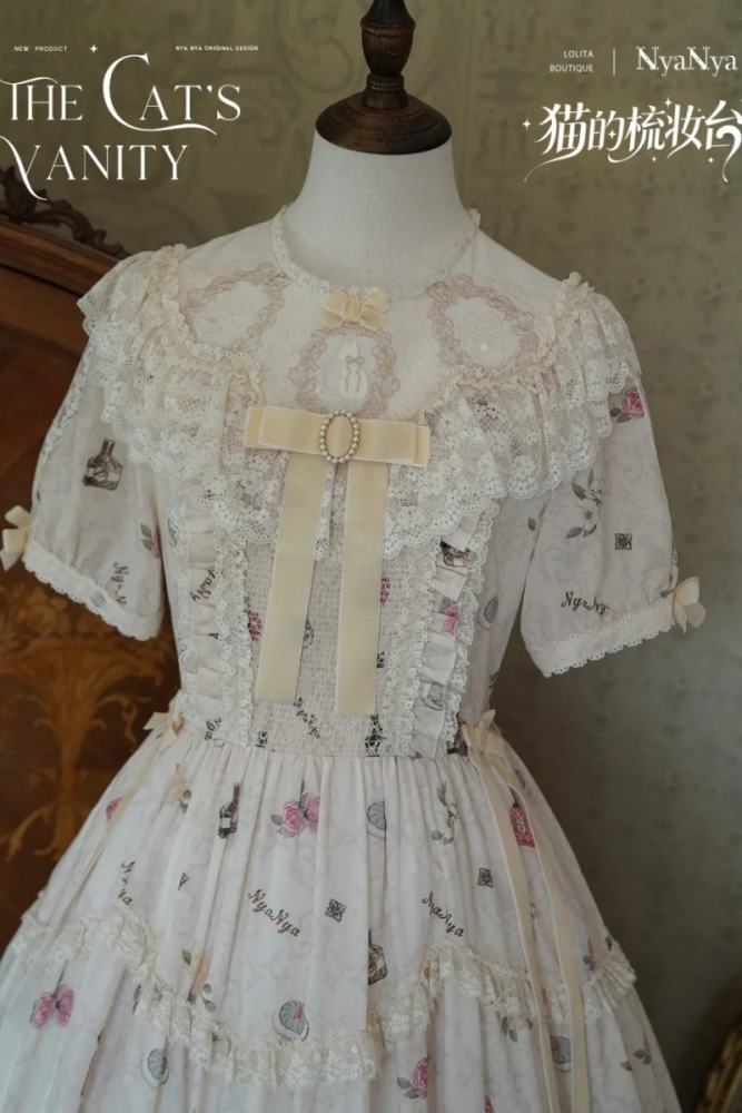 NyaNya Lolita ~The Cat’s Vanity~ Lolita Prints OP