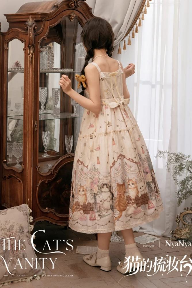 NyaNya Lolita ~The Cat’s Vanity~ Lolita Prints JSK