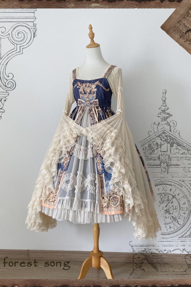 Forest Song ~Cloris~ Hime Sleeves Gothic Lolita Blouse 6 Colors