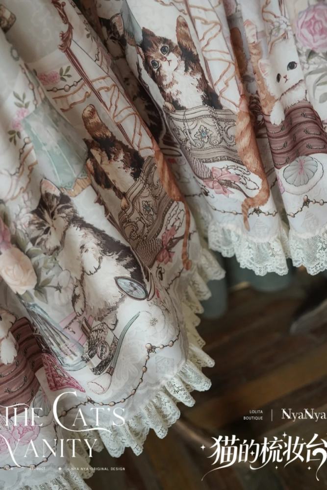 NyaNya Lolita ~The Cat’s Vanity~ Lolita Prints OP