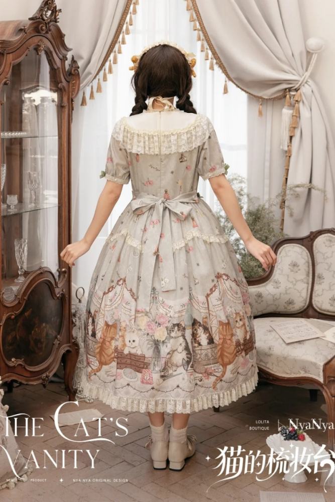 NyaNya Lolita ~The Cat’s Vanity~ Lolita Prints OP