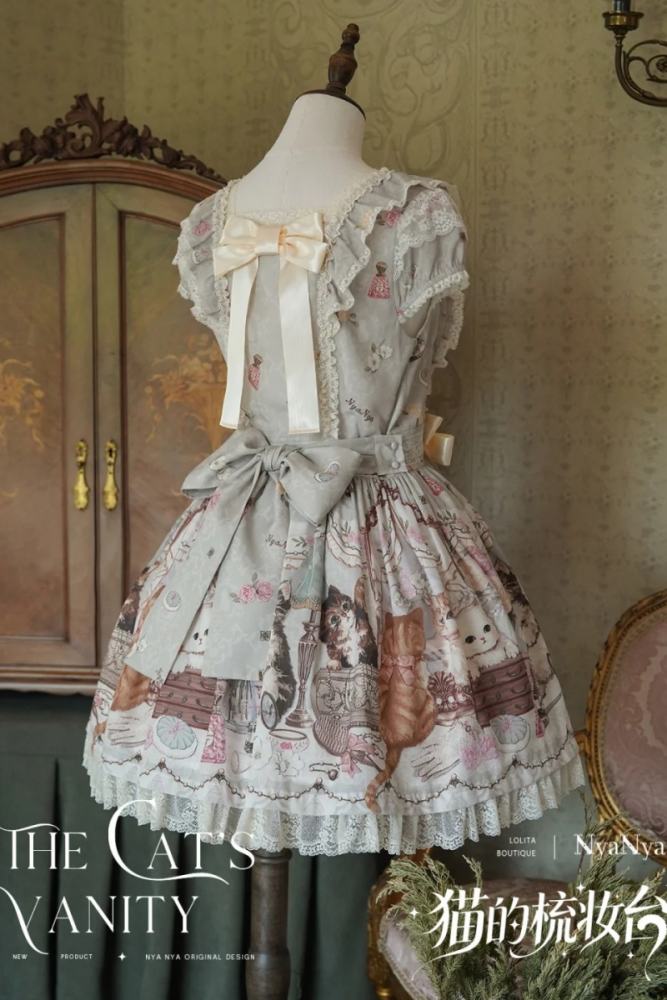 NyaNya Lolita ~The Cat’s Vanity~ Lolita Prints OP