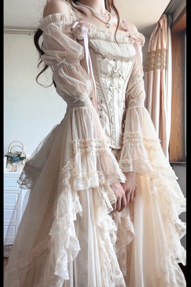 Forest Song ~Cloris~ Hime Sleeves Gothic Lolita Blouse 6 Colors