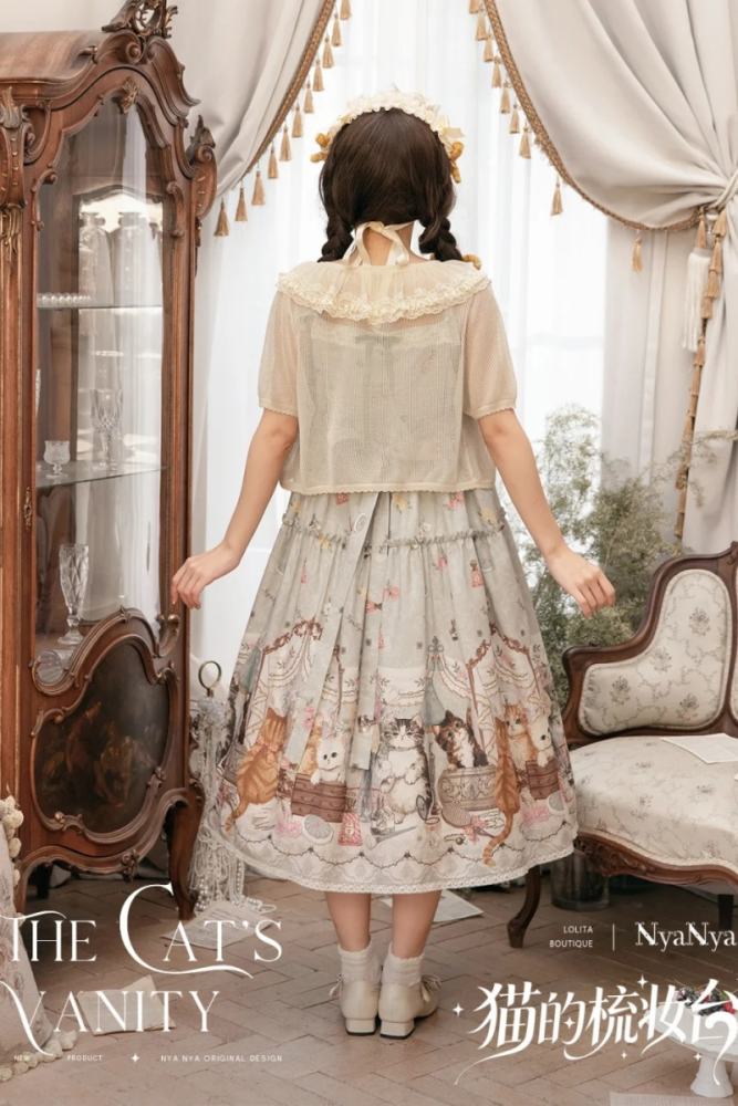 NyaNya Lolita ~The Cat’s Vanity~ Lolita Prints JSK