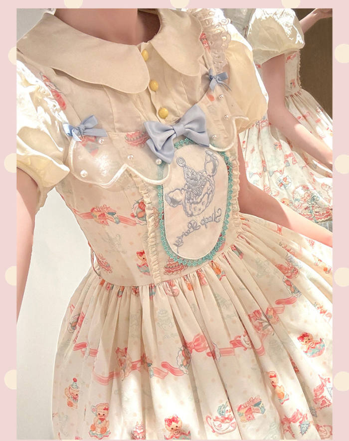 Sheep Party Plus Size Lolita Jumper Dress