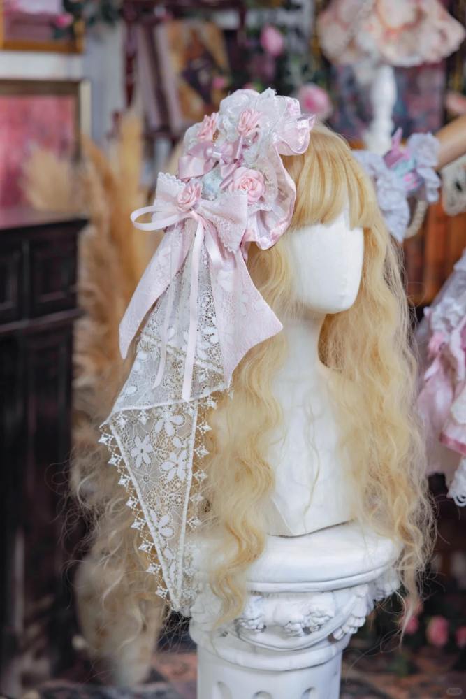 Bramble Rose ~The Roses in the Palace~ Lolita Wristcuffs Choker and Flower Ball