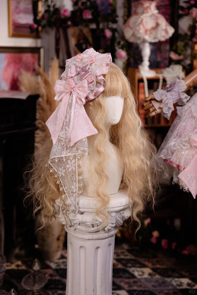 Bramble Rose ~The Roses in the Palace~ Lolita Wristcuffs Choker and Flower Ball