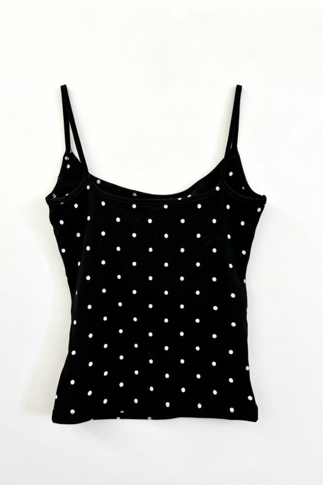 Red Devil Polka Dot Punk Camisole Tank Top 3 Colors