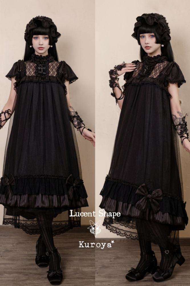 Kuroya ~Lucent Shape~ Gothic Lolita OP and JSK