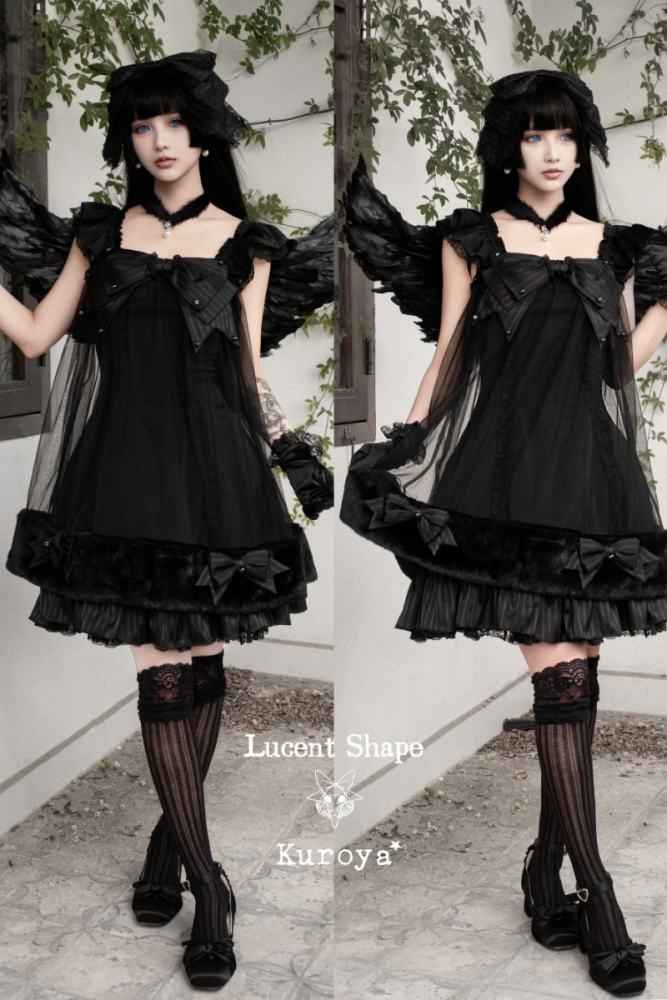Kuroya ~Lucent Shape~ Gothic Lolita OP and JSK