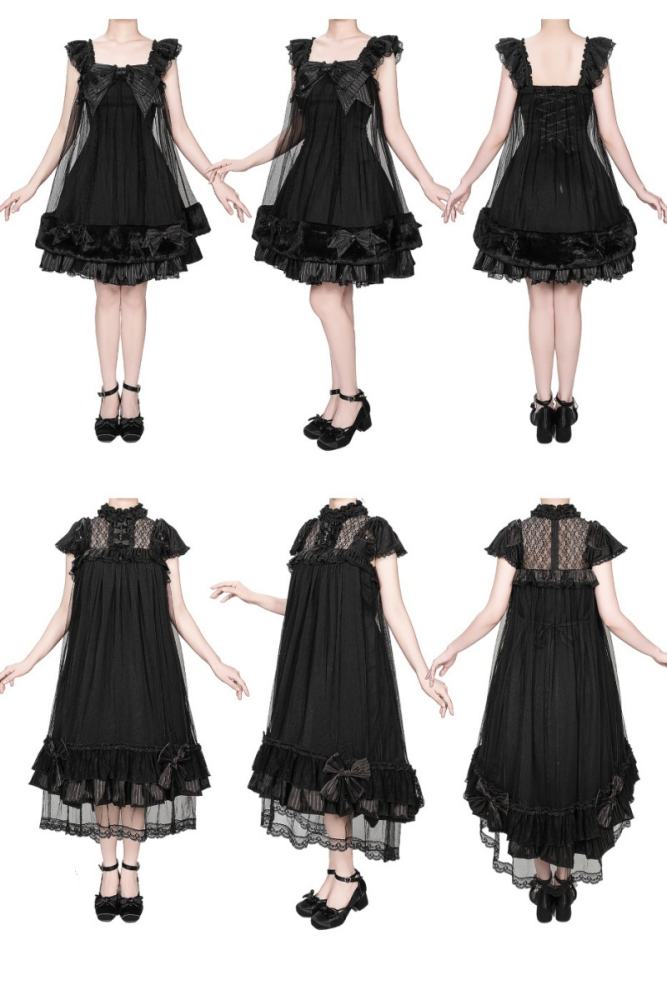 Kuroya ~Lucent Shape~ Gothic Lolita OP and JSK