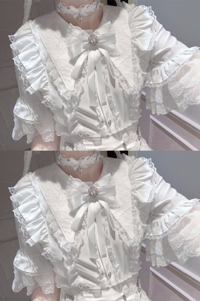Cherry ~Puppet Sweet Tea~ Jirai Kei Skirt and Blouse 3 Colors