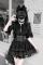 Black Blouse + Tie
