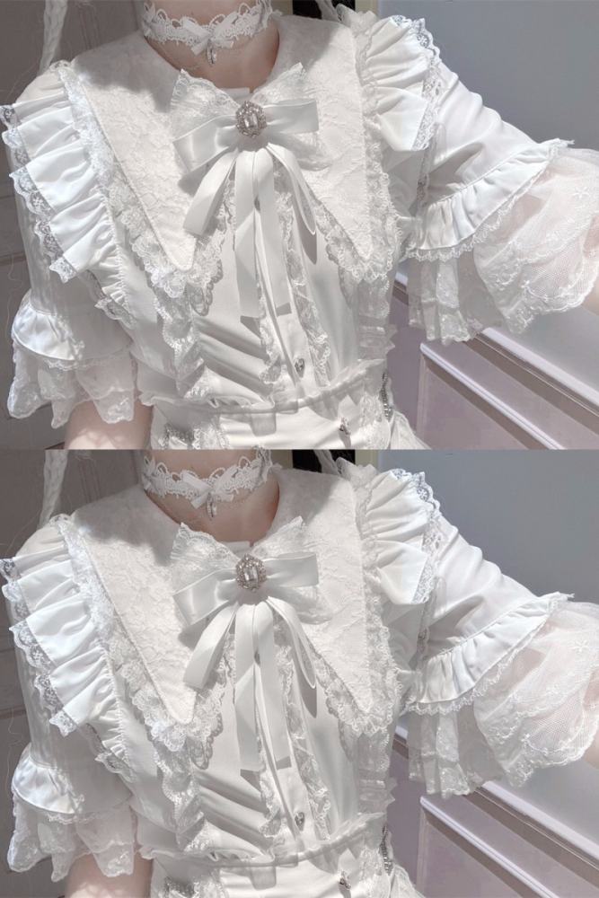 Cherry ~Puppet Sweet Tea~ Jirai Kei Skirt and Blouse 3 Colors