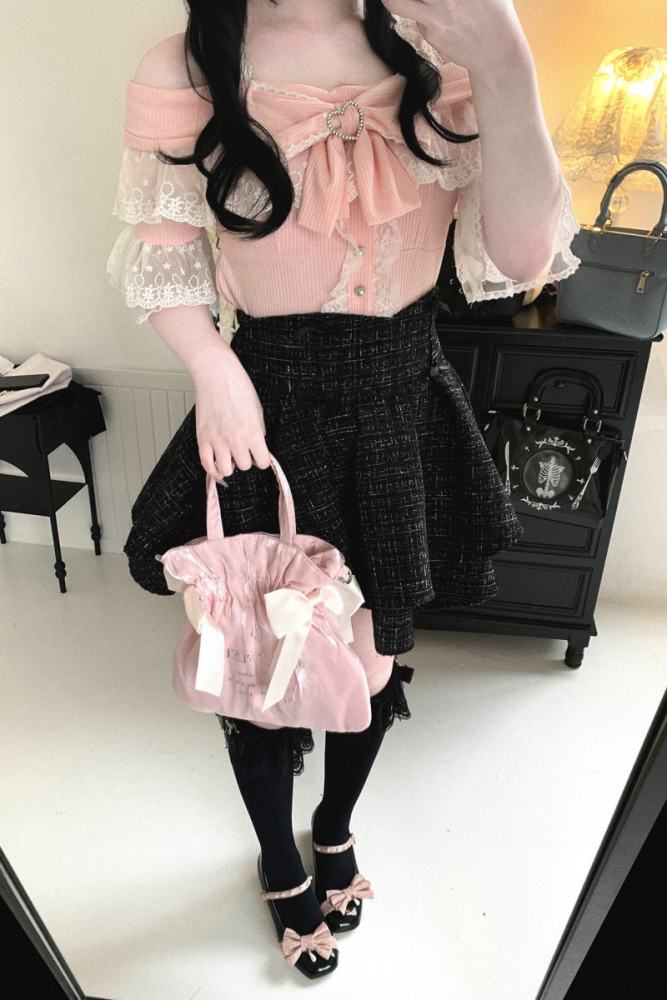 Kitty Bxllet ~Shiratsuki Mina~ Off Shoulder Jirai Kei Top 5 Colors