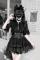 Black Striped Skirt