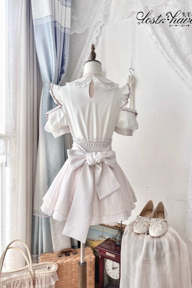 Lost Heart Japanese Maid Style Jirai Kei Blouse and Skirt