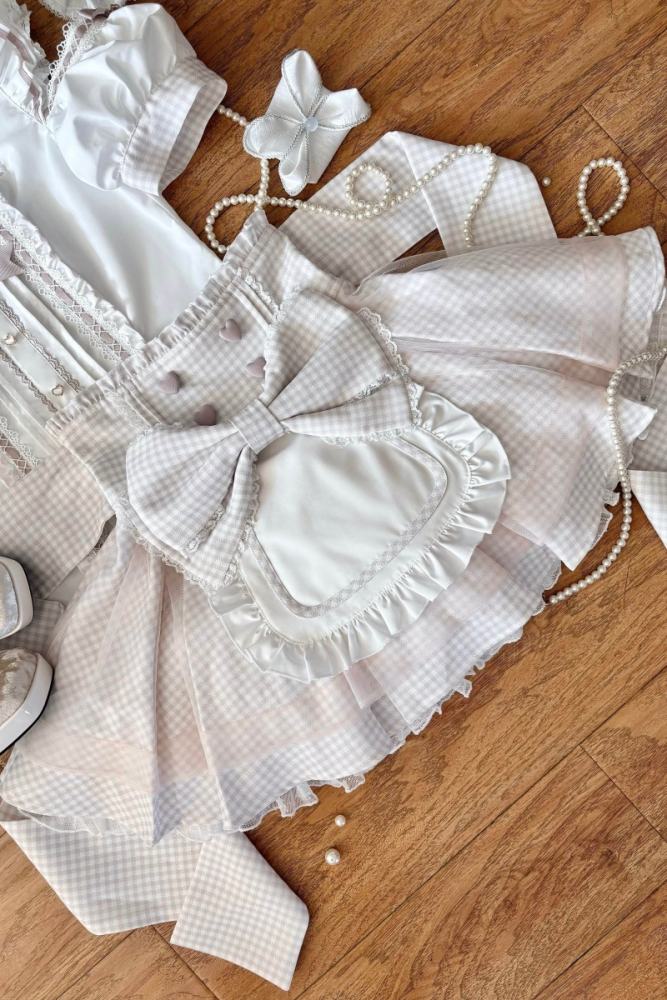 Lost Heart Japanese Maid Style Jirai Kei Blouse and Skirt