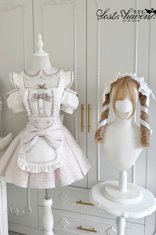 Lost Heart Japanese Maid Style Jirai Kei Blouse and Skirt