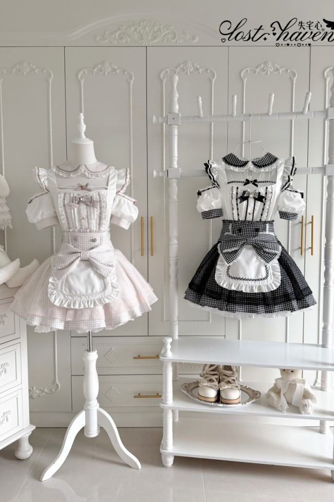 Lost Heart Japanese Maid Style Jirai Kei Blouse and Skirt