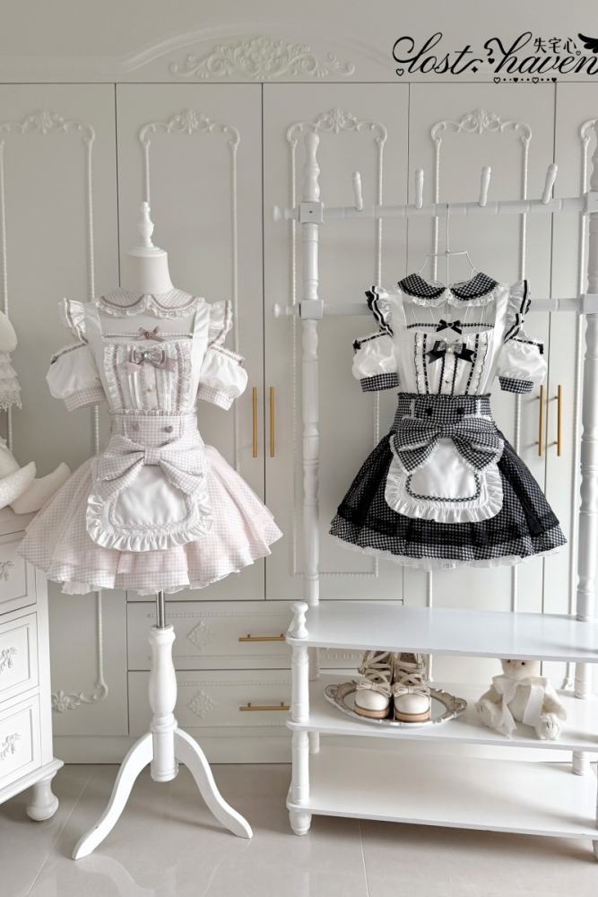 Lost Heart Japanese Maid Style Jirai Kei Blouse and Skirt