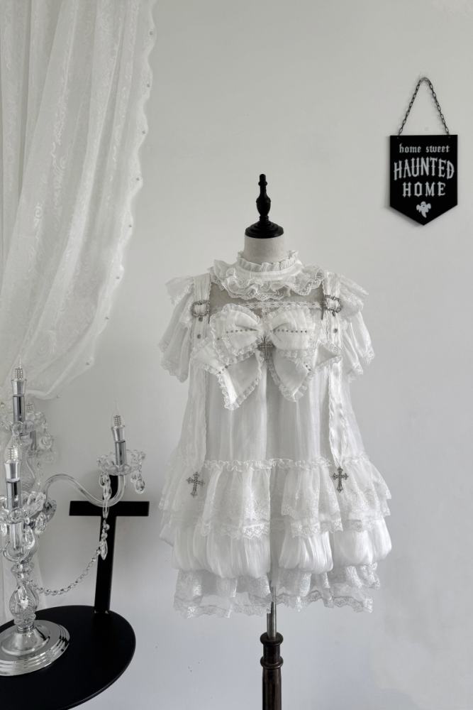 Rabbit Killer Gothic Flower Bud Bloomers and Jirai Kei Dress