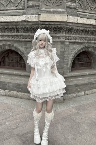 Rabbit Killer Gothic Flower Bud Bloomers and Jirai Kei Dress