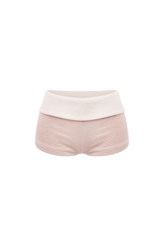 Serendipity ~Strawberry Milk~ Retro Girly Pink Coat Top and Shorts