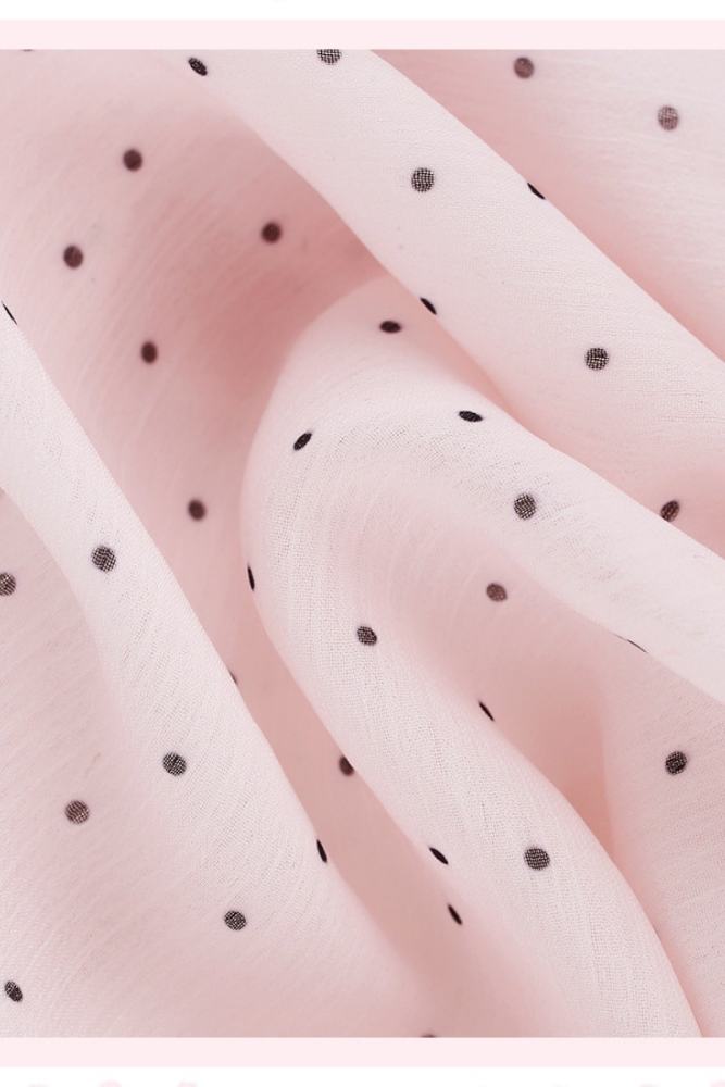 Serendipity Polka Dot Retro Girly Pink Dress and Skirt