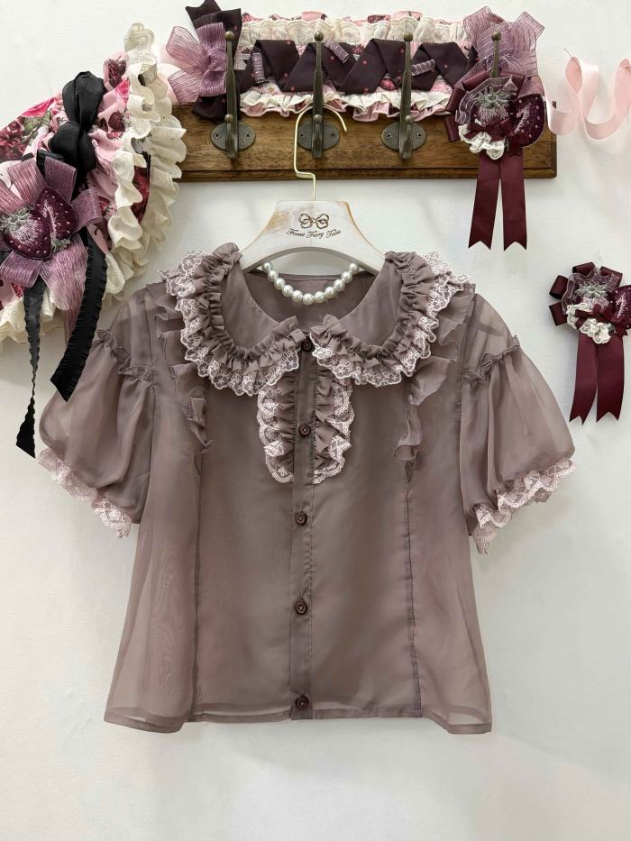 Whispering Isle ~Rotten Berry Fairy Tale~ Gothic Lolita Cotton OP JSK and Blouse