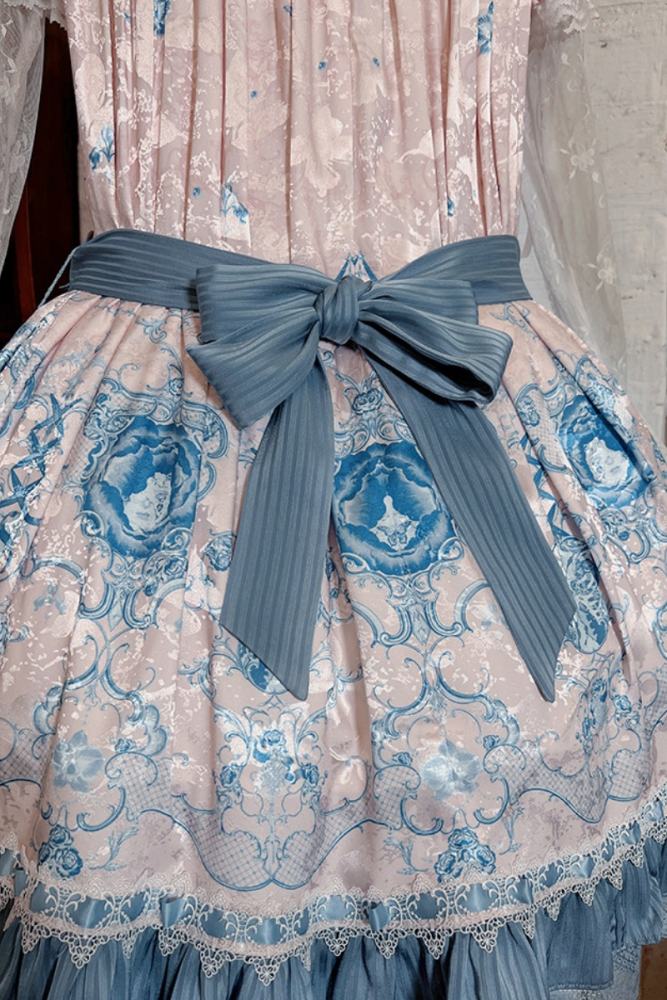 Tantuan ~Linglong Porcelain~ Retro Doll Print Lolita OP