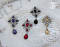 Navy Gemstone(Decoration of Bib Collar)