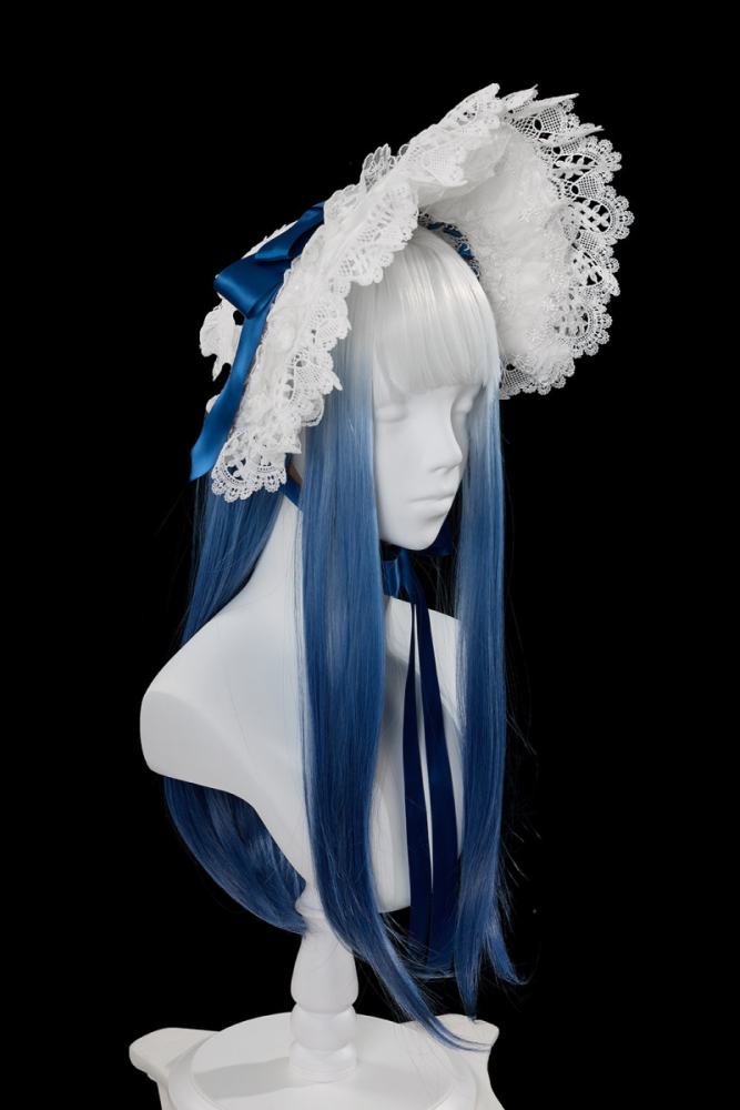 Tantuan ~Linglong Porcelain~ Lolita Bonnet Brooch and Head Veil