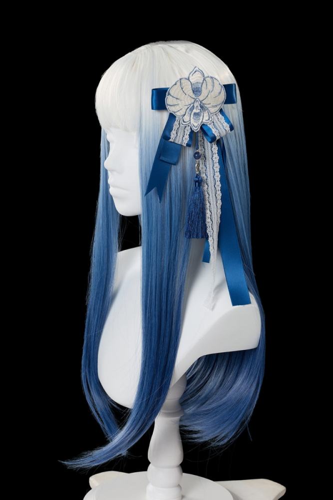 Tantuan ~Linglong Porcelain~ Lolita Bonnet Brooch and Head Veil