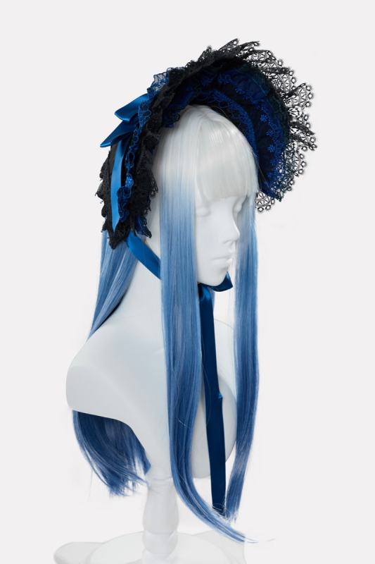 Tantuan ~Linglong Porcelain~ Lolita Bonnet Brooch and Head Veil
