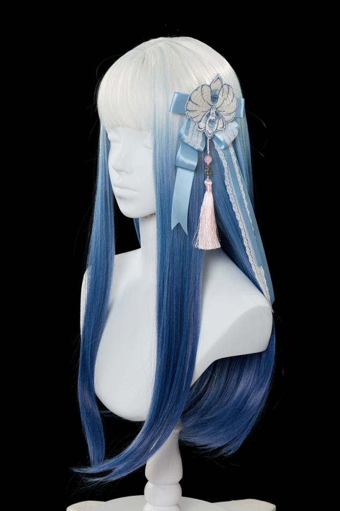 Tantuan ~Linglong Porcelain~ Lolita Bonnet Brooch and Head Veil