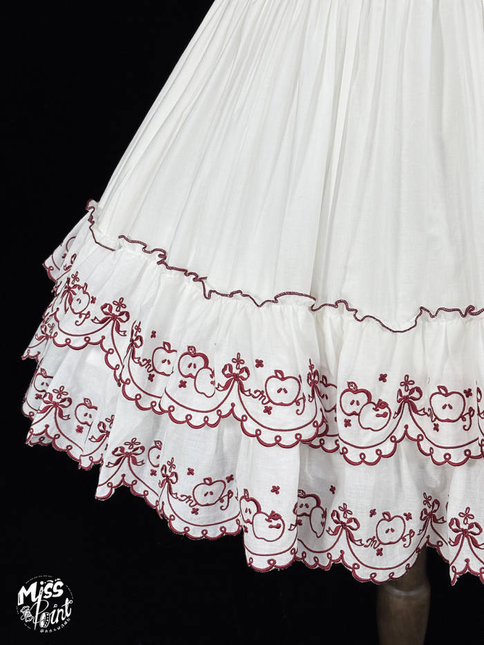 Miss Point ~Four Seasons Orchard~ Country Lolita Cotton Front Opening JSK and Low Waist OP