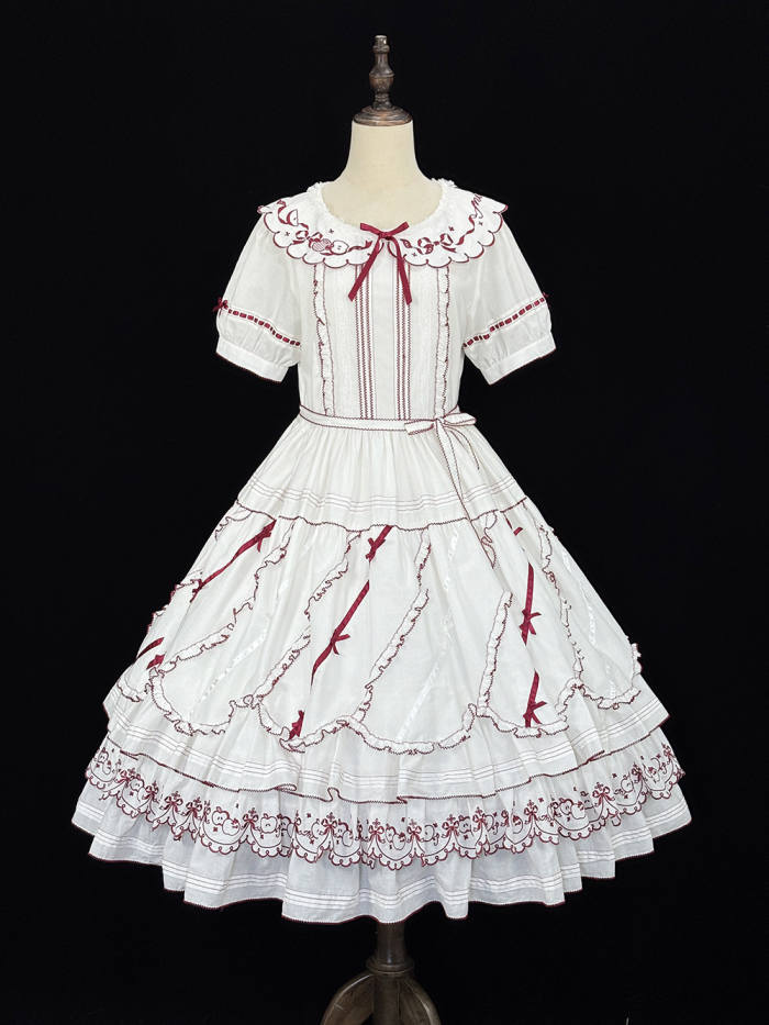 Miss Point ~Four Seasons Orchard~ Country Lolita Cotton OP and Skirt