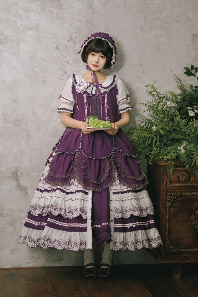 Miss Point ~Four Seasons Orchard~ Country Lolita Cotton OP and Skirt