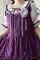 Purple Short Style Overdress