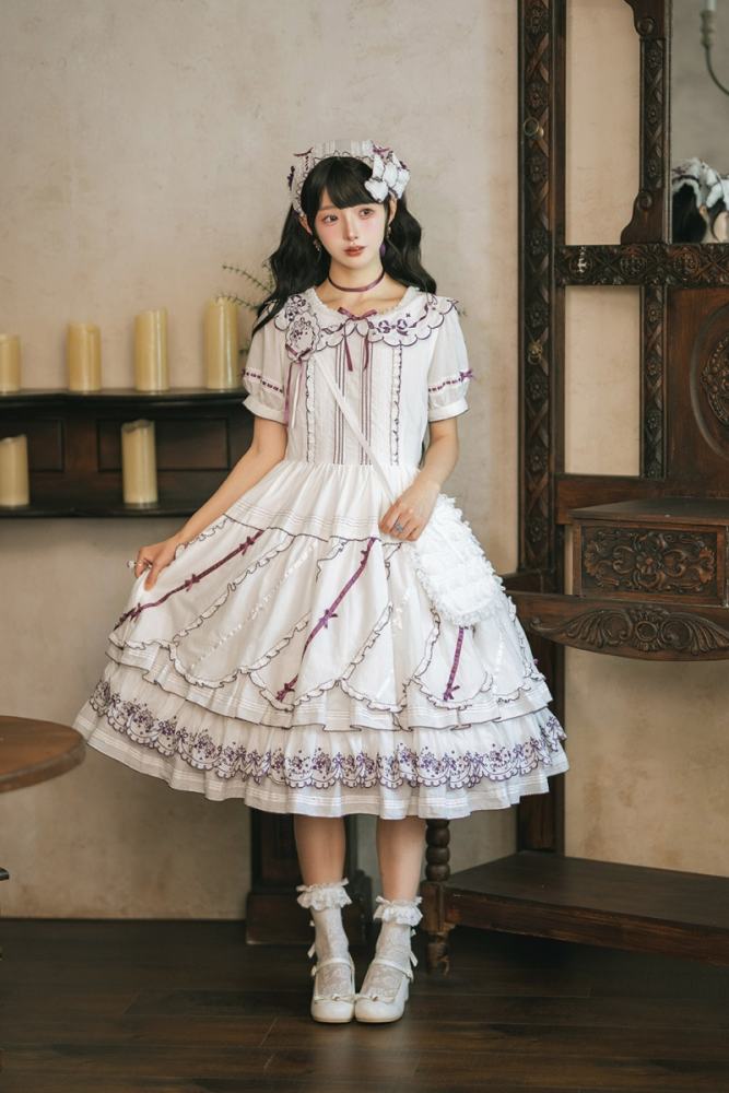 Miss Point ~Four Seasons Orchard~ Country Lolita Cotton OP and Skirt
